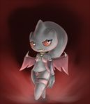  banette female ghost nintendo pok&#233;mon pok&eacute;mon raggedy red_sclera spirit succubus video_games white_eyes wide_hips wings 