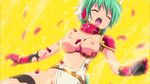  animated animated_gif armor bouncing_breast bouncing_breasts breasts broken_armor defeated green_hair mirim queen&#039;s_blade queen&#039;s_blade_rebellion queen's_blade queen's_blade_rebellion 