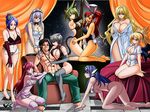  .hack// .hack//tasogare_no_udewa_densetsu 1boy 6+girls all_fours animal_ears apron blonde_hair blue_eyes blue_hair blush bra breasts bunny_ears cardfight!!_vanguard cleavage crossover disgaea elbow_gloves elfen_lied gloves green_hair grey_hair harem high_heels huge_breasts jadenkaiba konan kos-mos labret_piercing large_breasts lingerie long_hair lucy maid_headdress makai_senki_disgaea makai_senki_disgaea_2 morioka_ginei multiple_girls naruto naruto_shippuuden nyuu ouka_(.hack//) panties pole_dancing ponytail purple_hair red_eyes red_hair rosario+vampire rozalin sekirei shaman_king short_hair tail tao_jun tengen_toppa_gurren_lagann thighhighs tokura_misaki tsukiumi underwear xeno_(series) xenosaga yoko_littner 