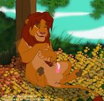  cum disney dream feline king lion male mammal penis royalty simba sleed sleeping the_lion_king 