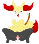  blush breasts canine cum cum_drip cum_in_pussy cum_inside dripping female fennec fox jollymsmolly lactating nintendo pok&eacute;mon pussy tagme video_games yellow_nipples 