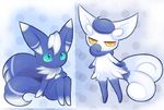  :&lt; cat feline female flat_gaze frown green_eyes highvoltage joltik_(artist) male mammal meowstic nintendo no_humans nyaonikusu pok&#233;mon pokemon pokemon_(game) pokemon_xy simple_background sitting standing tail video_games yellow_eyes 