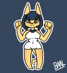  animal_crossing animated ankha_(animal_crossing) badassbaal breasts cat dancing feline mammal nintendo solo video_games 