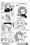  4koma anthro anthrofied clothing comic dialog english_text equine female fluttershy_(mlp) freckles friendship_is_magic group horn horse mammal monochrome my_little_pony pegasus pinkie_pie_(mlp) pony rainbow_dash_(mlp) rarity_(mlp) shepherd0821 text unicorn wet wings 