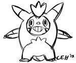  animated animated_gif chespin grin lowres no_humans pokemon quilladin smile sprite37 