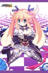  attouteki_yuugi_mugen_souls attouteki_yuugi_mugen_souls_z blonde_hair boots breasts long_hair lowres shilma twintails 