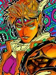  caesar_anthonio_zeppeli facial_mark feathers hair_feathers headband ipsey-wipsey jojo_no_kimyou_na_bouken male_focus solo tegaki 