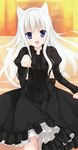  1girl blue_eyes character_request hidan_no_aria highres kobuichi solo white_hair 