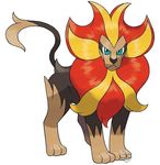  leak male male_focus official_art pokemon pokemon_(game) pokemon_xy pyroar 