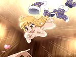  ahoge blonde_hair braid kirisame_marisa long_hair lupin_dive nude pajamas touhou undressing 