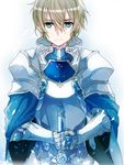  armor blonde_hair blue_rose_sword eugeo green_eyes jianmo_sl male_focus sword sword_art_online weapon 