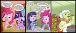  amber_eyes apron blue_eyes box burger clothing comic dialog english_text equestria_girls equine female food friendship_is_magic gloves granny_smith_(eg) grey_hair hair horn horse_meat ketchup madmax mammal mustard my_little_pony piercing pinkie_pie_(eg) pinkie_pie_(mlp) pot purple_eyes spoon text twilight_sparkle_(eg) twilight_sparkle_(mlp) winged_unicorn wings 