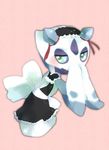  blush female froslass maid maid_uniform nintendo pok&#233;mon pok&eacute;mon unknown_artist video_games 