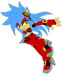  becky_the_hedgehog blitzkriegexe blue_fur eyewear fur gloves goggles green_eyes hedgehog mammal original_character purity quills sega shoes sonic_(series) 