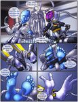  asari female hindpaw liara_t'soni mass_effect paws quarian shia tali'zorah_nar_rayya tickling 