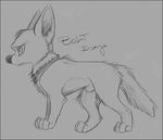  bigger_version_at_the_source bolt canine collar cute dog fur german_shepherd male pose sheath sketch solo unknown_artist 