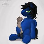 equine erection feral friendship_is_magic horsecock male mammal my_little_pony original_character pegasus penis precum smudge_proof wings 