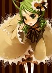  :p ahoge bad_id bad_pixiv_id dress drill_hair green_eyes green_hair kanaria rin_(royal) rozen_maiden solo tongue tongue_out 