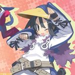  asagiri_asagi cosplay disgaea duplicate harada_takehito lowres nippon_ichi official_art prinny prinny_(cosplay) prinny_(series) prinny_~ore_ga_shujinkou_de_iinsuka?~ solo watermark 