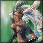  breasts final_fantasy final_fantasy_xii fran long_hair lowres viera 