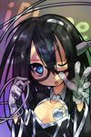  ;p apple_inc. black_hair blue_eyes cellphone gloves iphone iphone-tan long_hair midori_no_ruupe one_eye_closed phone product_girl smartphone solo tongue tongue_out 