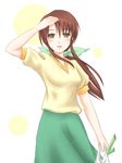  brown_eyes brown_hair long_hair piku sakai_chigusa shakugan_no_shana solo 