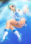  aqua_hair boots breasts eureka eureka_7 eureka_seven eureka_seven_(series) highres miniskirt panties skirt underwear upskirt 