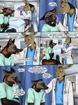  avoid_posting comic dialog doctor good_medicine hospital jacob lagomorph medical_equipment rabbit red_fox sidian text 