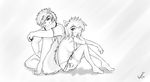  anthro canine couples female imagine male mammal mate pose straight voshiket wolf 