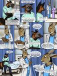  avoid_posting clipboard comic dialog doctor good_medicine hospital jacob lagomorph medical_equipment rabbit red_fox sidian text 