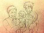  auruo_bossard family father_and_daughter happy_end petra_ral shingeki_no_kyojin smile 