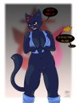 anthro boots breasts canine cat cleavage clothed clothing cosplay feline female flashing footwear fox gregg_(nitw) grinn3r halloween holidays mae_(nitw) mammal mostly_nude night_in_the_woods peek pussy sally_acorn sonic_(series) speech_bubble vest witchdagger 