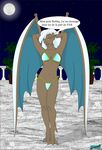  delilah fab3716 female gargoyle gargoyles invalid_tag solo swimsuit 