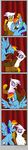  amber_eyes avian blue_fur brown_feathers brown_fur cutie_mark duo equine female feral flying friendship_is_magic fur gilda_(mlp) gryphon hair horse kissing lesbian looking_at_viewer mammal multi-colored_hair my_little_pony pegasus pony purple_eyes rainbow_dash_(mlp) rainbow_hair susiebeeca tongue tongue_out white_feathers wings 