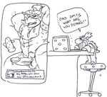  anthro balls barefoot biceps blush bowser bowser_jr bowser_jr. child claws collar computer cum dialog english_text erection father gay hair horn koopa laptop lizard male mario_bros midbus muscles nintendo nude open_mouth parent penis plain_background pornography prince reptile royalty scalie sex_toy shell sketch son spikes staticlustdemons super_mario_bros. surprise sweat teeth text turtle video_games young 