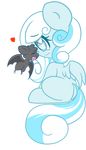  alpha_channel ambiguous_gender bat blind blue_eyes cute equine fangs female feral friendship_is_magic horse lorehoshi mammal my_little_pony nuzzle pegasus plain_background pony snowdrop_(mlp) transparent_background wings 