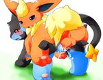  anus balls blue_eyes blush cum cum_in_pussy cum_inside duo eeveelution erection female flareon grass looking_back luxray male nintendo open_mouth pawpads penetration penis pok&#233;mon pok&eacute;mon pussy red_eyes sex smile straight tomcat_in_sky vaginal vaginal_penetration video_games 