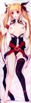  absurdres arm_belt bare_chest bed_sheet belt black_legwear black_panties blonde_hair blush breasts dakimakura duplicate fate_testarossa full-face_blush full_body hair_ribbon highres large_breasts leg_up legs long_hair lying lyrical_nanoha mahou_shoujo_lyrical_nanoha_strikers nipples no_bra on_back on_bed open_clothes open_mouth open_shirt panties panties_aside pen_(steelleets) photo pussy pussy_juice red_eyes ribbon shirt single_thighhigh solo string_panties thighhighs thighhighs_removed twintails uncensored underwear very_long_hair 