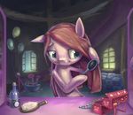  blue_eyes brush equine female feral friendship_is_magic fur hair horse inside mammal my_little_pony pink_fur pink_hair pinkamena_(mlp) pinkie_pie_(mlp) pony ruffu solo 