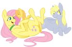  blue_eyes butt cartoonlion colored cute cutie_mark derpy_hooves_(mlp) ears_up edit equine eye eyes_closed female feral fluttershy_(mlp) friendship_is_magic fun hair hooves horse little_pony long_hair male mammal my_little_pony nude pegasus penis pink_hair pony smile tongue wings 