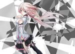  bad_id bad_pixiv_id blue_eyes braid detached_sleeves ia_(vocaloid) long_hair looking_back neco pink_hair solo thighhighs vocaloid 