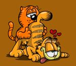  ambiguous_gender anal anthro cat ekuhvielle feline garfield garfield_(series) gay hair heathcliff heathcliff_&amp;_the_catillac_cats licking male mammal oral oral_sex orange_hair raised_tail rimming sex tongue tongue_out 