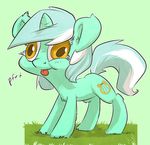  animated atryl cute cutie_mark derp_eyes equine female feral friendship_is_magic fur grass green_background green_fur hair horn horse long_hair looking_at_viewer low_res lyra_(mlp) lyra_heartstrings_(mlp) mammal my_little_pony plain_background pony raspberry smile solo text tongue tongue_out two_tone_hair unicorn yellow_eyes young 
