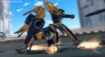  animated animated_gif fast fighting igpx liz_ricarro lowres mecha racetrack racing sparks takeshi_jin team_satomi team_sledge_mamma yamma 