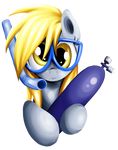  alpha_channel amber_eyes blonde_hair derpy_hooves_(mlp) equine eyewear female feral friendship_is_magic fur goggles grey_fur hair high-roller2108 horse long_hair my_little_pony pegasus plain_background pony smile solo transparent_background wings yellow_eyes 