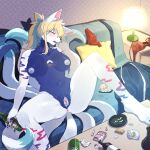  1:1 aewolnan alcohol anthro anus beer beer_bottle beverage beverage_can big_breasts bodily_fluids bottle breasts canid canine cigarette clothing container drunk female fox genitals hi_res inner_labia lonely mammal matmat sleeping sleeping_nude solo substance_intoxication tears underwear vulva 