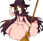  :o after_war_gundam_x bad_id bad_pixiv_id blue_eyes brown_hair cape dress gundam hat head_tilt holding long_sleeves looking_at_viewer natsuki_(artist) parted_lips pink_dress simple_background solo tiffa_adill white_background witch witch_hat 