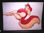  anthro anus balto_(film) big_butt butt canine dog female husky jenna mammal nude pussy solo spacecadet 