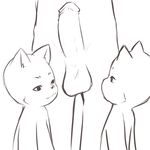 animated anthro aogami balls cat erection feline felyne gay human human_on_anthro interspecies male mammal monster_hunter oral penis video_games young 
