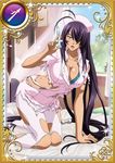  1girl breasts hair_over_one_eye ikkitousen kan&#039;u_unchou kan'u_unchou large_breasts long_hair nurse official_art torn_clothes very_long_hair 